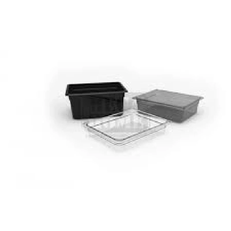 Polycarbonate GN containers GN container 1/1 - 65 polycarbonate, black, GNP1165