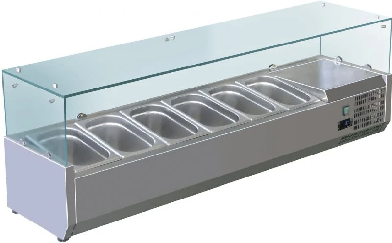 Refrigeration equipment Refrigerated shelf for 6 GN 1/3, VRX 1400/380,ESL3882