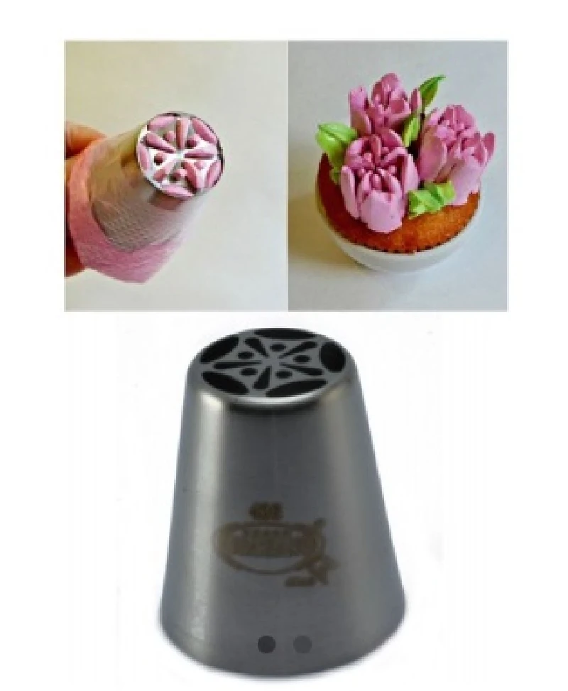 Pastry accessories Nozzle for pastry bag - Russian, flower, 2,4 cm.