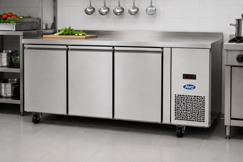 Refrigerated counters Counter type refrigerator, 3 doors, EPF 3432