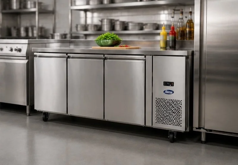 Refrigerated counters Counter type refrigerator, 3 doors, EPF 3432