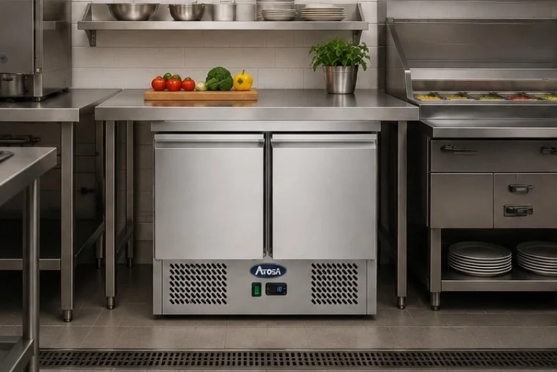 Refrigerated counters 2 Door Counter Refrigerator, ESL 3801, Gastro El