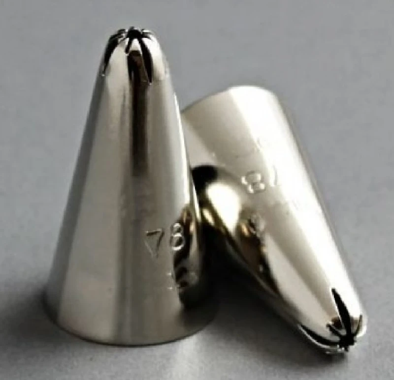 Pastry accessories Nozzle for pastry bag, star, small, 0,6 cm., mod.78