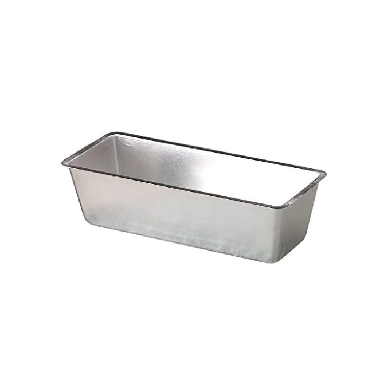 Pastry accessories Rectangular aluminum cake mould 18/ 7,7 /6 cm.