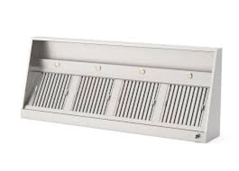 Range hoods Wall hood with filters and lighting 100/100/40, Qusinox, 1011.1010