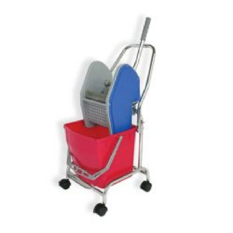 Cleaning carts, laundry carts Down-press, single mop, wringer trolley, В-044