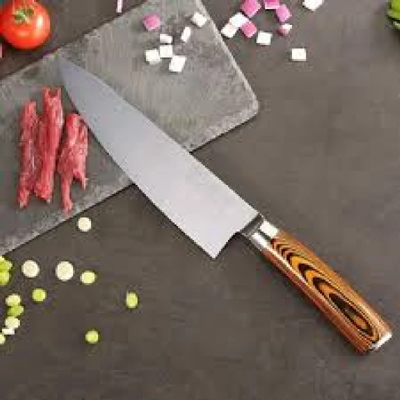 Knifes Chef's knife - wooden handle 20 cm., D25C