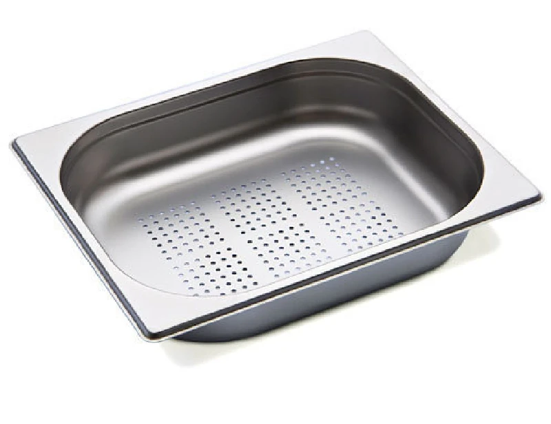 Stainless steel GN containers GN container 1/2 - 6,5 cm. - perforated, 122064