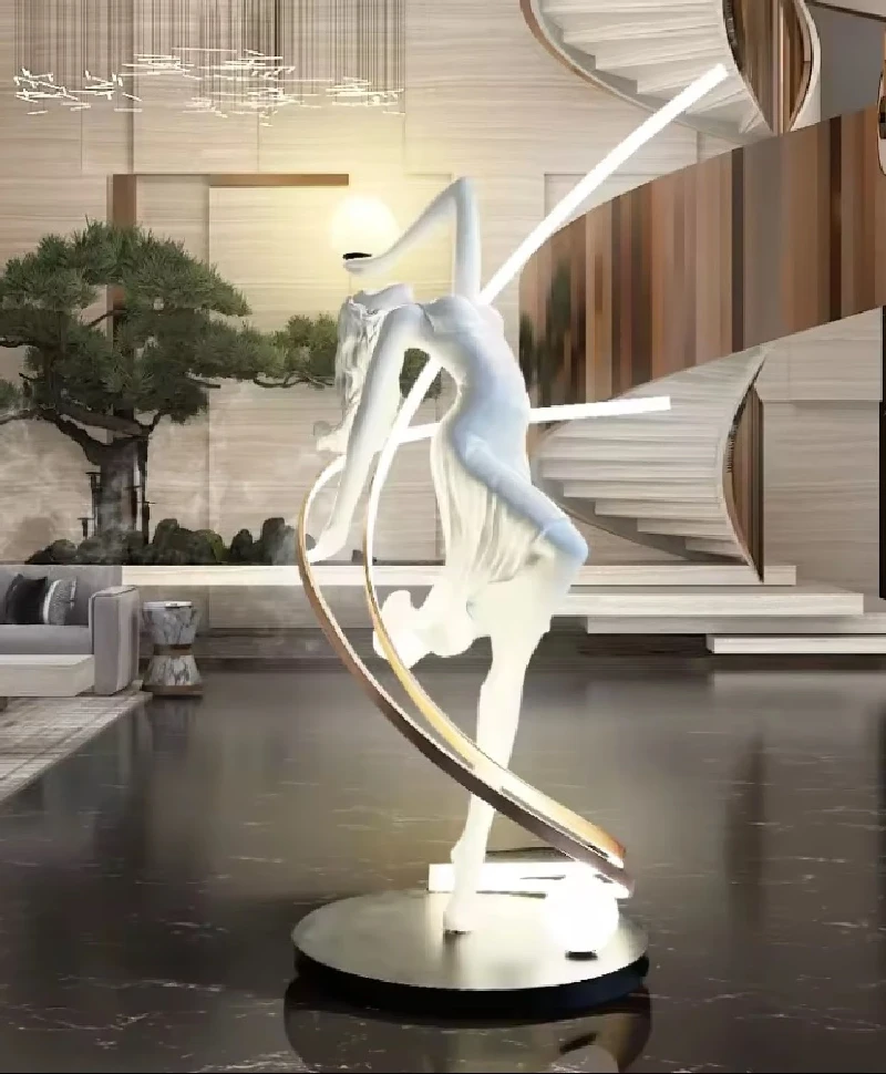 Statue/statues Grace Ribbon Statue, shining, STV06-185