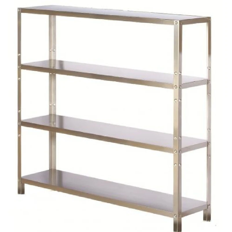 Other Shelfs, stainless steel, 4 smooth surfaces, 150/50/155 cm.