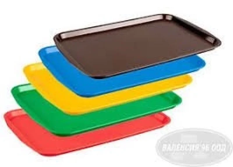 Bar accessories Tray self-service, green, 36/46 cm.