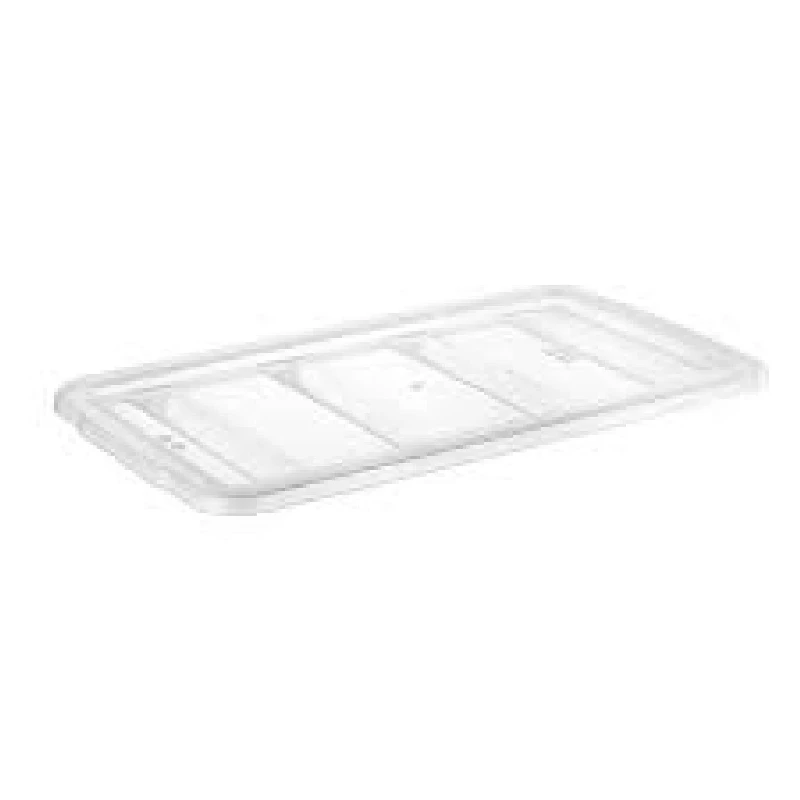 Polypropylen GN containers Lid for cutlery container with 3 divisions, transparent