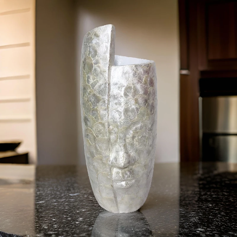 Vases and pots Flower Pot Face pearl - small 33.5/33.5/72 cm, SH23489-28