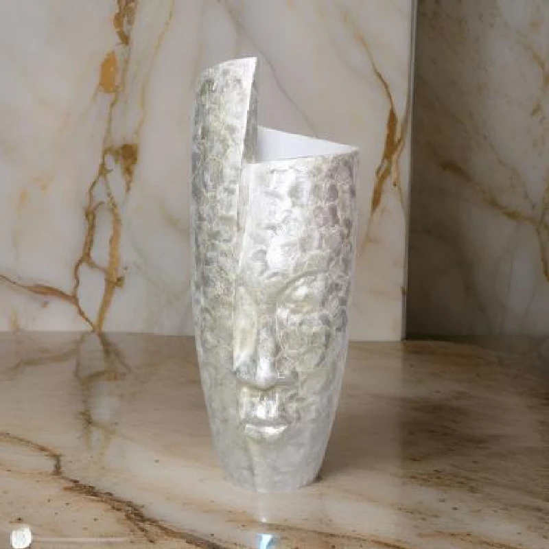 Vases and pots Flower Pot Face pearl - small 33.5/33.5/72 cm, SH23489-28