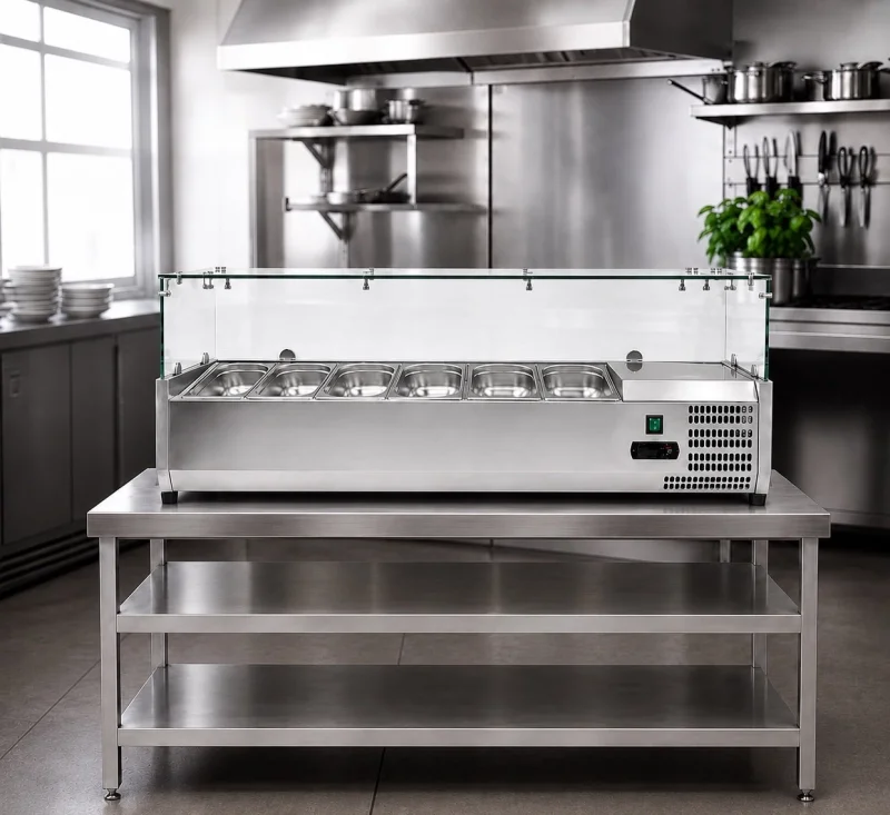 Refrigeration equipment Countertop Cold Display, VRX 1500/390, 6 GN 1/3-100